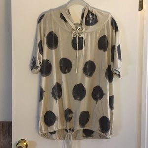 Oversized Raquel Allegra hooded t-shirt